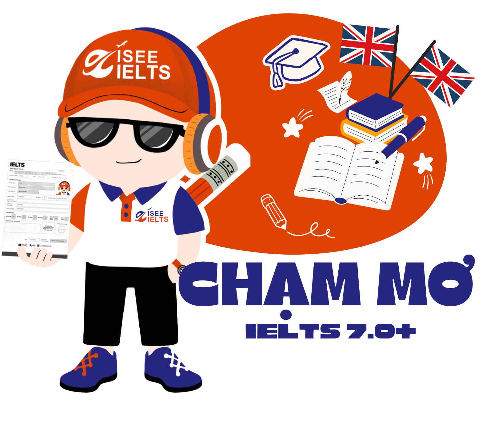 KHÓA CHẠM MƠ (IELTS 7.0+)